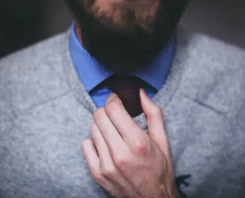 men's skinny ties