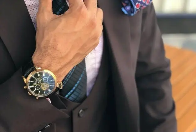 men's blue ties