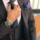 men's blue ties