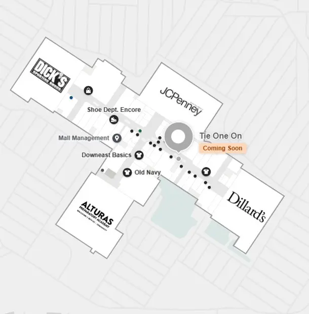 Grand Teton Mall Map