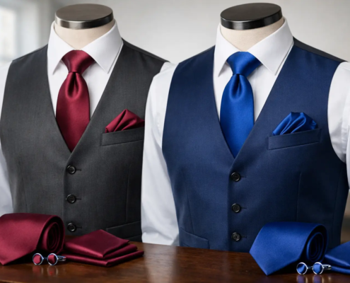 Matching Vest and Tie Sets That Look Sharp
