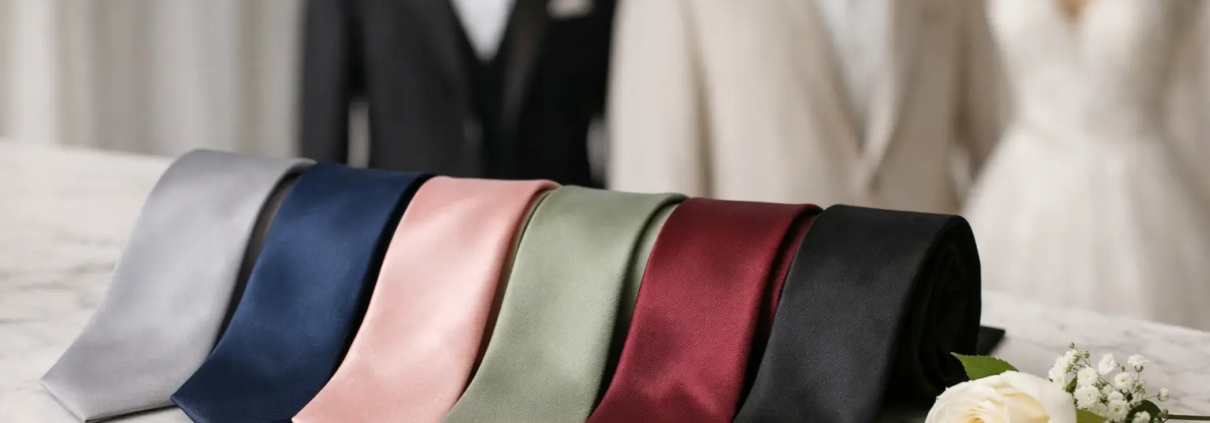 Wedding Tie Color Examples for Every Dress Code