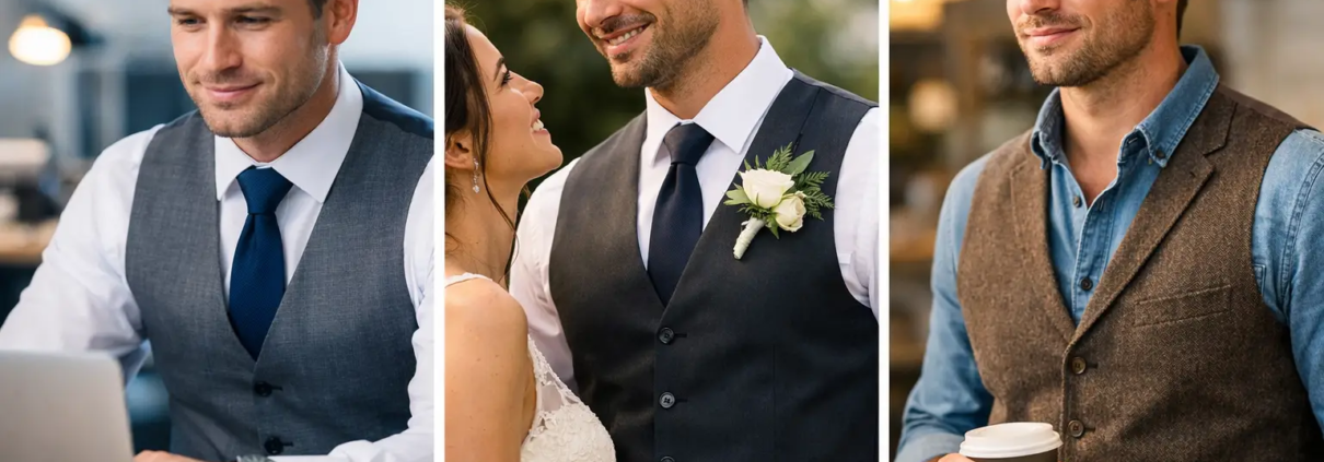 How to Wear a Vest for Work, Weddings, and More