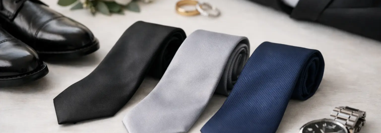 Wedding Tie Etiquette Guide for Grooms and Guests