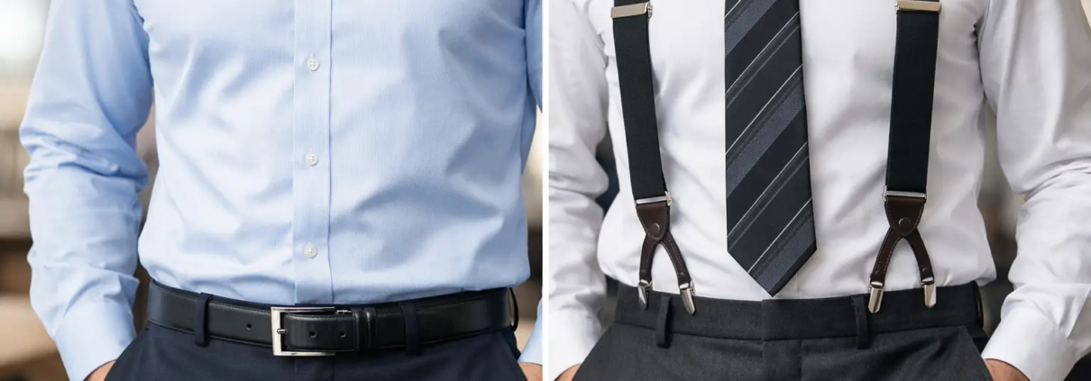 Dress Belt Versus Suspenders: Which Looks Best?